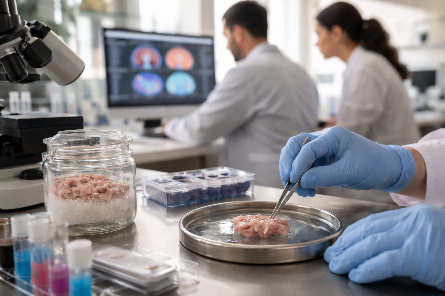 Invecchiamento del cervello cosa rivela il tessuto cerebrale vivo